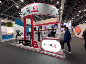Nucleus Exhibitions and Events Transforms “For.A” into a Visual Masterpiece at Cabsat 2023​