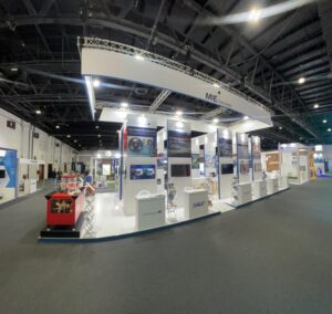 MIE AND Nuclues Exhibition and Event Company Stand at Sea Trade 2023 in Dubai